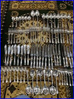 Stunning James Dixon 82 Piece Silver Plated Chippendale Cutlery Set