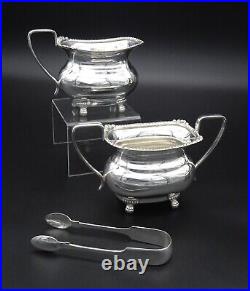 Stunning Viners 4 Piece Tea Set Sheffield Silver Plated Alpha Plate A1 Quality