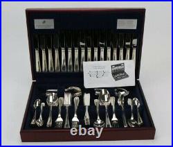 Stunning Viners Silver Plated 100 Piece 8 people Cutlery Set Tudor Canteen Boxed