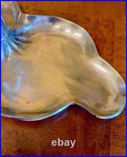 Stunning WMF Art Nouveau Sweatmeat Stand Lady In Flowing Dress By Albert Mayer