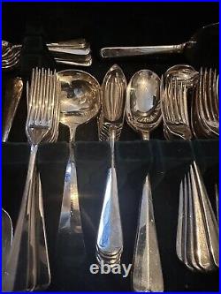 Super Canteen Cutlery Silver Plated Classic Design -105 Piece -Butler Heirloom