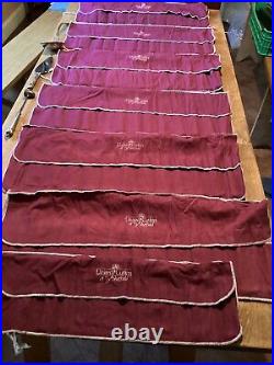 Superb 100 Piece kings Pattern Silver Plated Cutlery Set Wrapped In 7 Felt Rolls