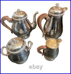 Superb Silver Plated Christofle Gallia Tea & Coffee Set 4 Piece Retail £4000+