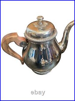 Superb Silver Plated Christofle Gallia Tea & Coffee Set 4 Piece Retail £4000+