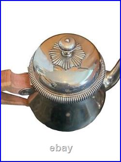 Superb Silver Plated Christofle Gallia Tea & Coffee Set 4 Piece Retail £4000+