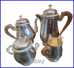 Superb Silver Plated Christofle Gallia Tea & Coffee Set 4 Piece Retail £4000+