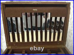 Superb Vintage 76 Piece ART DECO CUTLERY CANTEEN Oneida Sheffield 1930s