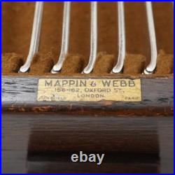 TUDOR Design Mappin & Webb London Silver Service 80 Piece Canteen of Cutlery Set