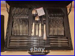 Top Quality Swiss Made Swiss Jura 72 piece cutlery set and brief case knife fork