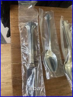 Towle Silverplate Boston Chippendale 5 Piece Plate Setting New In Box Set Of 8