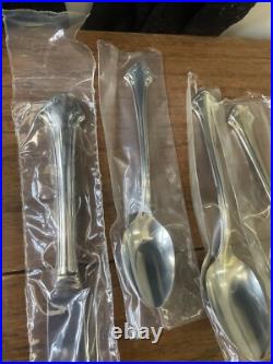 Towle Silverplate Boston Chippendale 5 Piece Plate Setting New In Box Set Of 8