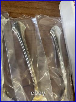 Towle Silverplate Boston Chippendale 5 Piece Plate Setting New In Box Set Of 8