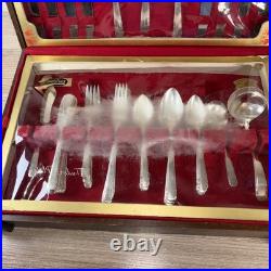 Tudor Plate Oneida Community Silver Plate Flatware Set 62 Piece Set Collectors