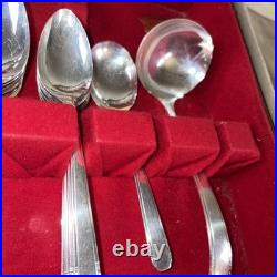 Tudor Plate Oneida Community Silver Plate Flatware Set 62 Piece Set Collectors