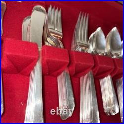Tudor Plate Oneida Community Silver Plate Flatware Set 62 Piece Set Collectors