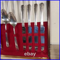 Tudor Plate Oneida Community Silver Plate Flatware Set 62 Piece Set Collectors