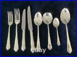 Turton Sheffield 44 Piece Dubarry Pattern Silver Plated Cutlery Service / Set