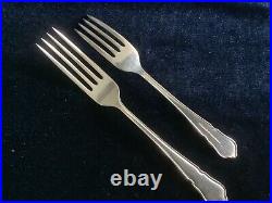 Turton Sheffield 44 Piece Dubarry Pattern Silver Plated Cutlery Service / Set