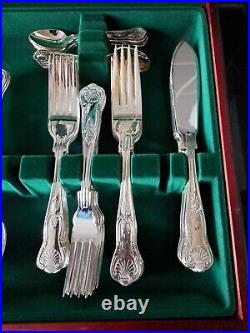 VINERS 100-Piece Tabletop Collection Silver Plated Kings Royale Or Tudor UNUSED