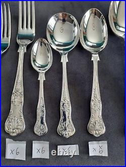 VINTAGE Arthur Price Queens Design 44 Piece Cutlery