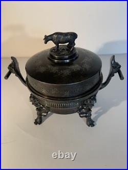 VTG 3 Piece Silver Plate Serving Warmer # 4911 By Roger Smith Co, CT