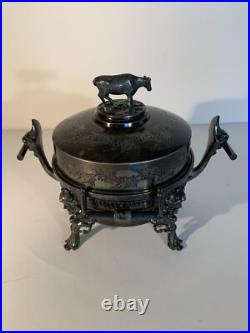 VTG 3 Piece Silver Plate Serving Warmer # 4911 By Roger Smith Co, CT