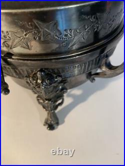 VTG 3 Piece Silver Plate Serving Warmer # 4911 By Roger Smith Co, CT