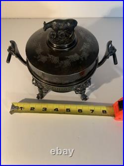 VTG 3 Piece Silver Plate Serving Warmer # 4911 By Roger Smith Co, CT