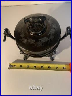 VTG 3 Piece Silver Plate Serving Warmer # 4911 By Roger Smith Co, CT