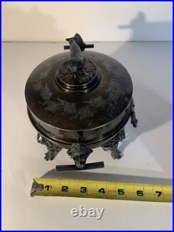 VTG 3 Piece Silver Plate Serving Warmer # 4911 By Roger Smith Co, CT