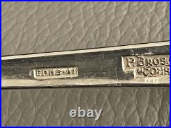 VTG 40 Piece CUTLERY CANTEEN Set Sheffield Silver plated Stainless Steel EPNS