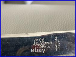 VTG 40 Piece CUTLERY CANTEEN Set Sheffield Silver plated Stainless Steel EPNS