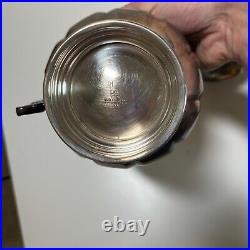 VTG Antique Silver Coffee Tea Kitchen Dining Set Champagne Bucket Lot 9 Pieces