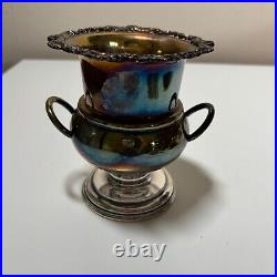VTG Antique Silver Coffee Tea Kitchen Dining Set Champagne Bucket Lot 9 Pieces