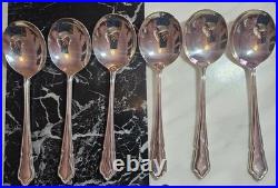 VTG George Butler Sheffield Silver Plate EPNS A1 49 Piece Dubarry Cutlery Set