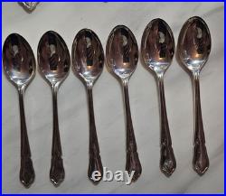 VTG George Butler Sheffield Silver Plate EPNS A1 49 Piece Dubarry Cutlery Set