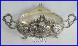 VTG Godinger Silver Art Co. Giftware Center Piece Bowl and Stand in Baroque Style