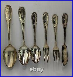 Venice Simplon Orient Express Silver Plated Cutlery by Ercuis 6 pieces Flatware