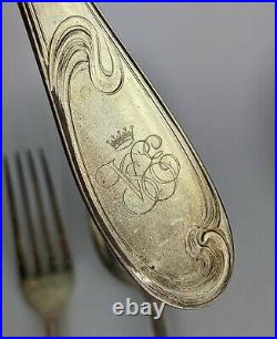 Venice Simplon Orient Express Silver Plated Cutlery by Ercuis 6 pieces Flatware
