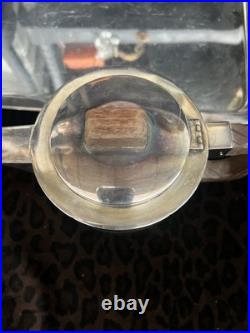 Very Beautiful Art Deco Silver Plated Service / The Cafe 5 Pieces