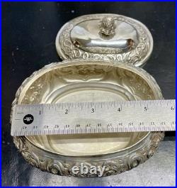 Victoria Sheffield Collection Silver Plate Three Pieces Serving Set Vintage