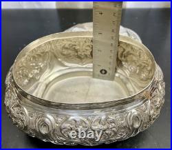 Victoria Sheffield Collection Silver Plate Three Pieces Serving Set Vintage