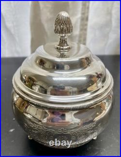 Victoria Sheffield Collection Silver Plate Three Pieces Serving Set Vintage