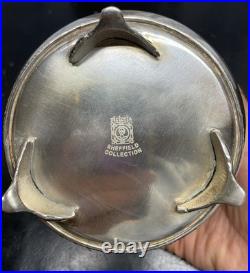 Victoria Sheffield Collection Silver Plate Three Pieces Serving Set Vintage Victoria Sheffield Collection Silver Plate Three Pieces Serving Set Vintage