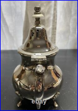 Victoria Sheffield Collection Silver Plate Three Pieces Serving Set Vintage