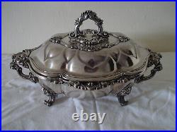 Victorian 19th C Silver Plate Serving Set