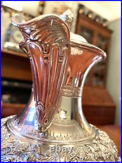 Victorian Antique James Dixon & Sons Silver Plated Four Piece Tea Set C1890
