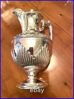 Victorian Antique James Dixon & Sons Silver Plated Four Piece Tea Set C1890