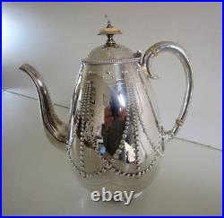 Victorian Four Piece Silver Plated Tea Set, Elkington & Co, Circa 1899