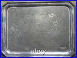 Victorian Silver Plate Tea Set 5 Piece Meriden 1880's Ex. Condition Engraved